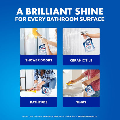 targets soap scum, limescale, mold, mildew, and grime in one application