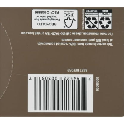 Tazo Organic Awake English Breakfast Black Tea – High Caffeine Morning Brew for Home Office Focus