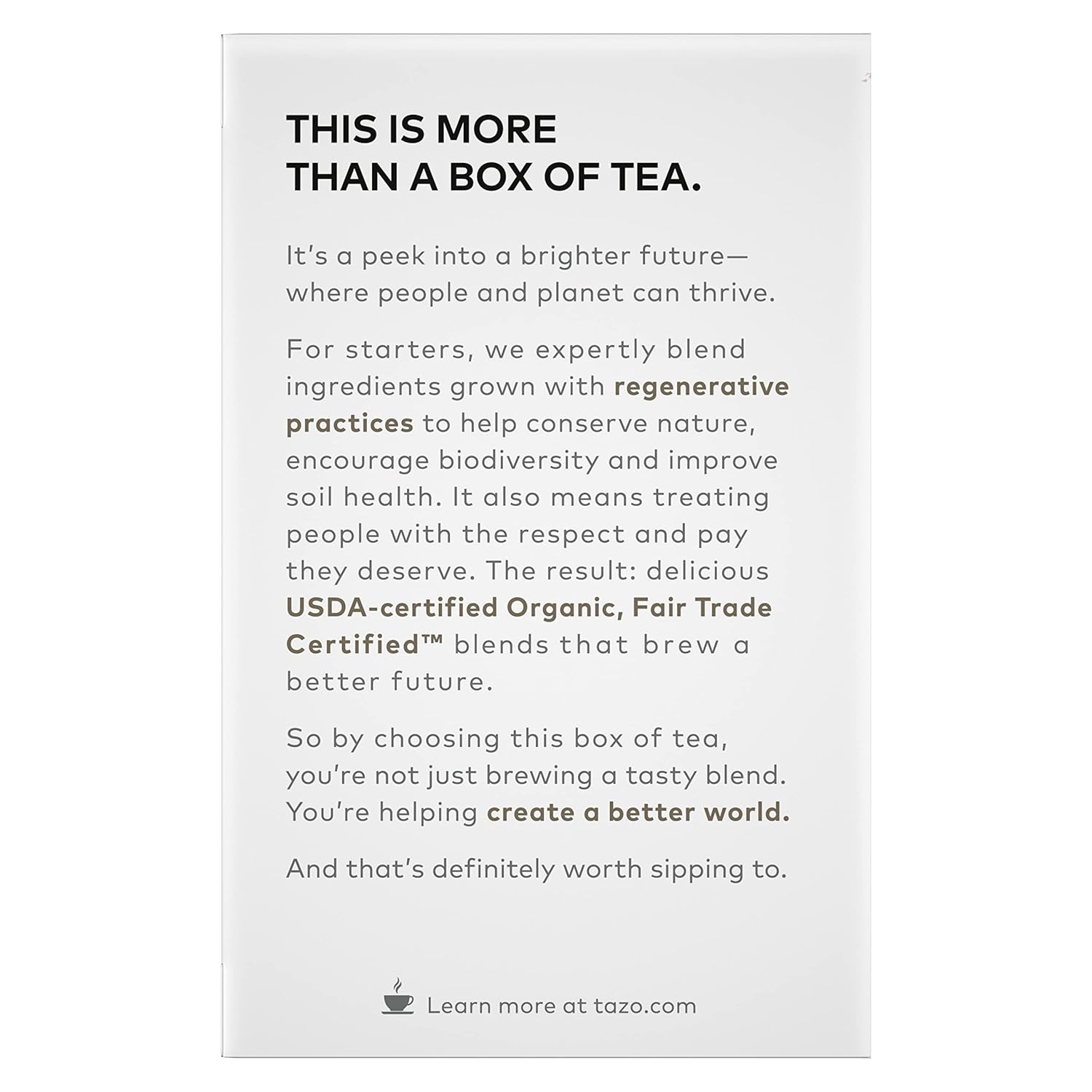 Tazo Organic Awake English Breakfast Black Tea – High Caffeine Morning Brew for Home Office Focus