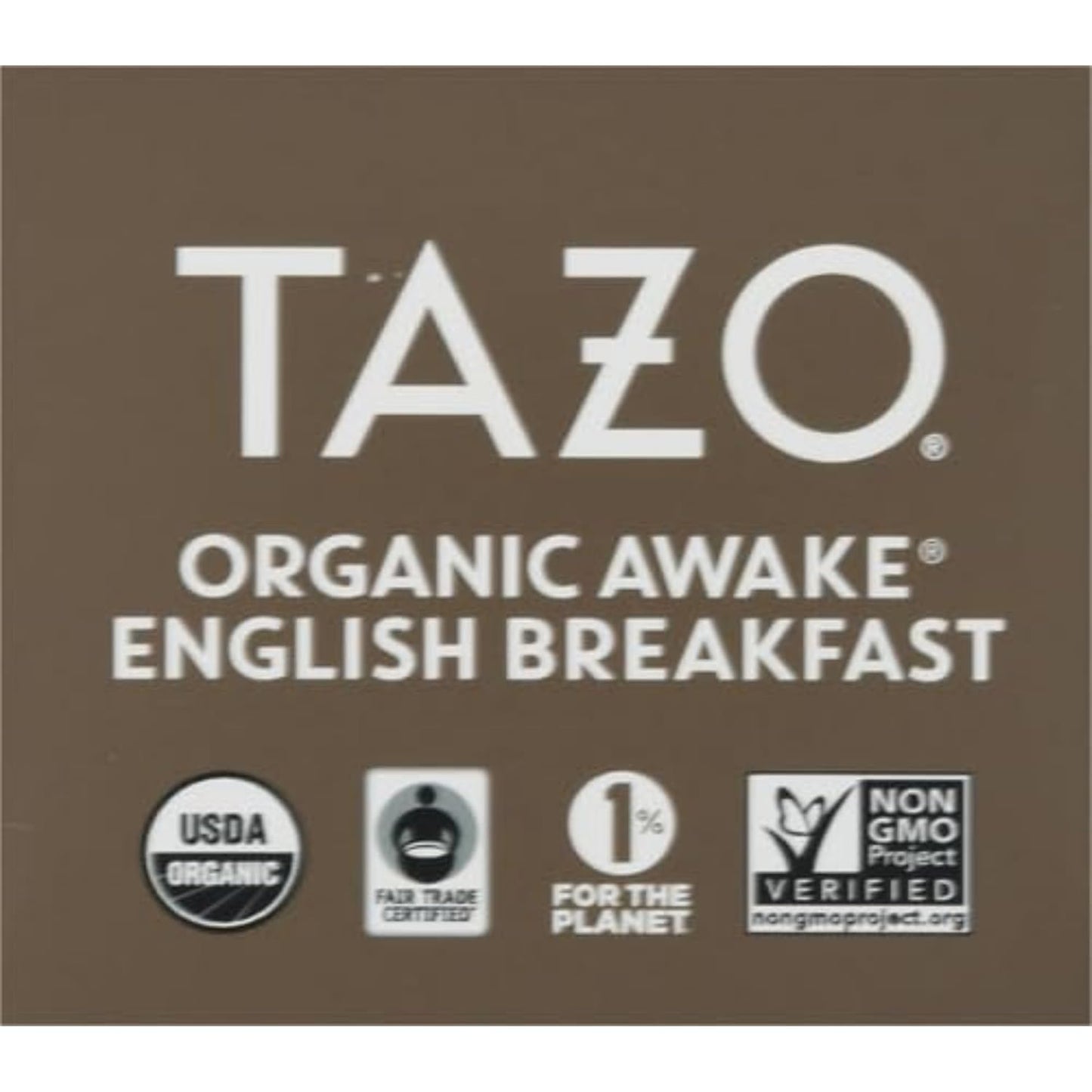 Tazo Organic Awake English Breakfast Black Tea – High Caffeine Morning Brew for Home Office Focus