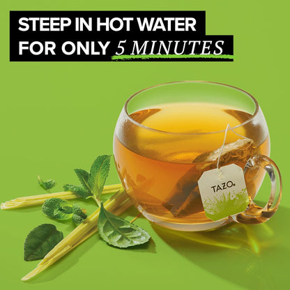 tea bag format enabling simple 3-minute steep in any cup without loose-leaf equipment