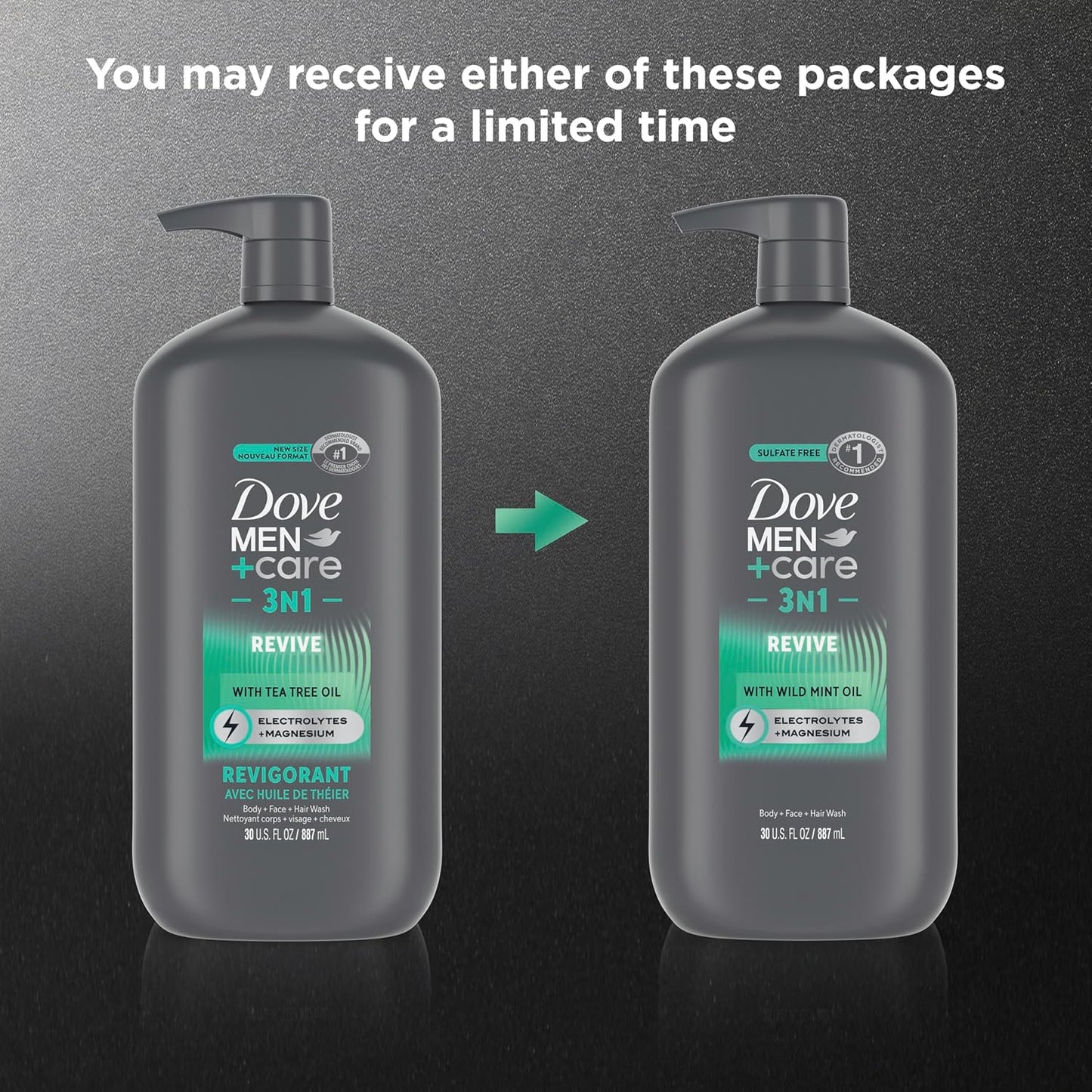 tea tree oil and sandalwood scent profile (tea tree variant) or alternative fresh scent (fresh variant)