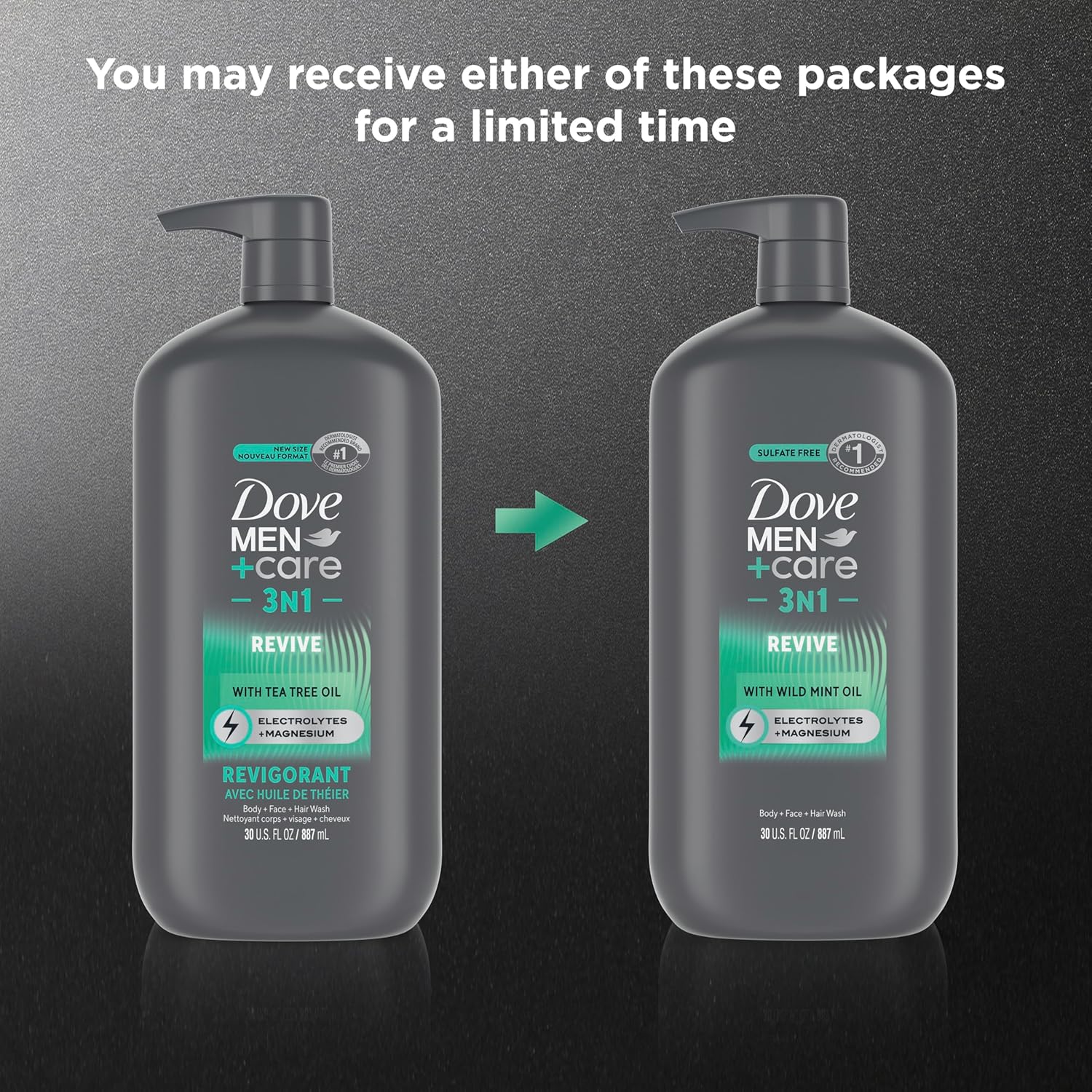 tea tree oil and sandalwood scent profile (tea tree variant) or alternative fresh scent (fresh variant)
