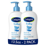 Cetaphil Baby Wash & Shampoo – Gentle Tear-Free Cleanser for Nursery and Changing Area, Newborn and Toddler Bath Time Essential