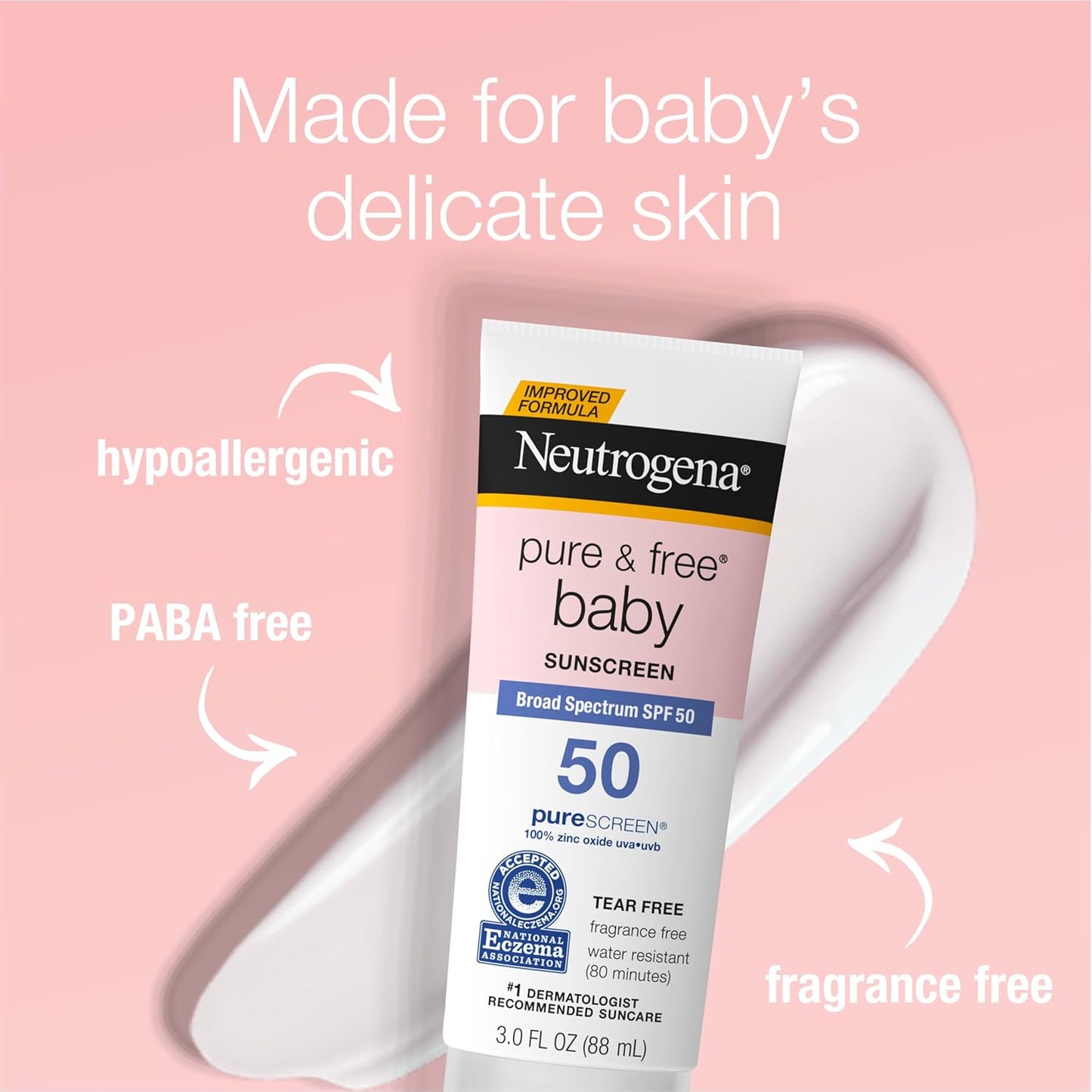 tear-free, hypoallergenic, dermatologist-tested formula