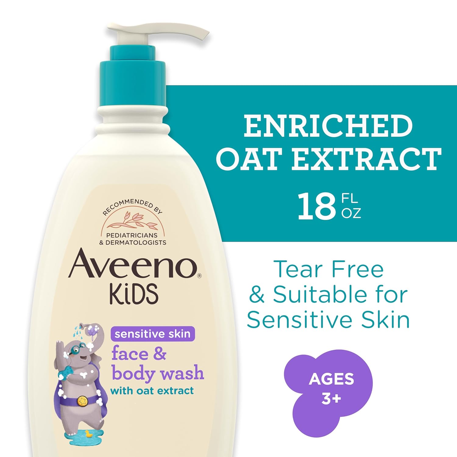 tear-free hypoallergenic formula safe for face and body
