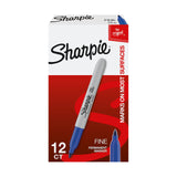 Sharpie Permanent Markers Fine Tip Red 12 Count – Heavy-Duty Labeling Tools for Garage, Shed, and Workshop