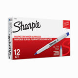 Sharpie Ultra-Fine Permanent Markers – Non-Toxic Classroom Supply for Kids Age 6 and Up, Blue 12 Count