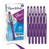 Paper Mate Flair Purple Pens 12-Pack – Thoughtful Stocking Stuffer and Holiday Gift for Students and Teachers