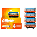 Gillette Fusion5 Men's Razor Blade Refills, 4 Count – Less is More Shave Refill for the Intentional Grooming Routine