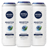 NIVEA MEN Sensitive Body Wash with Bamboo Extract – Travel-Size Shower Gel for the Gym Bag