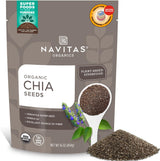Navitas Organics Chia Seeds – Plant Based Omega 3 Boost for Mindful Morning Rituals, Fiber Rich Pantry Staple