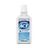 ACT Dry Mouth Rinse – Self-Care Wellness Essential for Medication-Related Dry Mouth, Alcohol-Free Soothing Mint, 33.8 fl. oz.