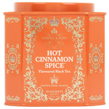 Harney & Sons Three-Cinnamon Blend with Orange Peel and Clove – Premium Loose-Style Sachets in Heirloom Tin