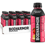 BODYARMOR Sports Drink Strawberry Banana – Focus-Supporting Hydration for Home Office and Commute
