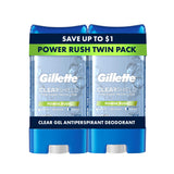 Gillette Antiperspirant Twin Pack for Men – Active Lifestyle Pick, Power Rush and Arctic Ice Scent