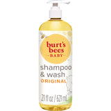Burt's Bees Tear-Free Baby Wash – Plant-Based Moisturizing Shampoo for Soothing Self-Care, 21 oz