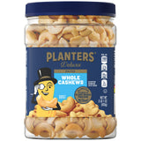 PLANTERS Fancy Whole Cashews with Sea Salt – Anti-Inflammatory Pantry Snack with Blood Sugar Support, 26 oz Resealable Jar