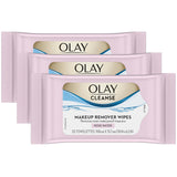 Olay Cleanse Facial Towelettes – Essential Skincare Simplicity for Face, Eyes & Neck, 3 Pack
