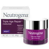Neutrogena Triple Age Repair Night Cream – Thoughtful Birthday Gift for Mom, Anti-Aging Face Moisturizer 1.7 oz