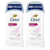 Dove Powder Anti-Perspirant Stick – Clean Vanity Counter Staple for Capsule Bathrooms, 2.6 oz Pack of 6