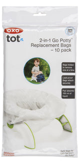 OXO Tot 2-in-1 Go Potty Refill Bags - 30 Pack for Camping, Beach Days and Outdoor Events