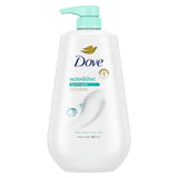 Dove Sensitive Skin Body Wash with Pump – 24hr MicroMoisture for a Calming Self-Care Shower Ritual, Hypoallergenic 30.6 oz