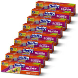 Hefty Slider Gallon Storage Bags – Family Fridge Organization for Cut Fruit, Veggies, and Lunch Prep