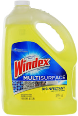 Windex Disinfectant Multisurface Refill – Pet- and Kid-Safe Surface Sanitizer for Entryways and Doorknobs, 1 Gallon Citrus