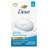 Dove Beauty Bar Gentle Exfoliating – Sulfate Free Bar Soap Safe for Dry and Sensitive Skin