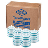 Clorox ToiletWand Refreshing Rainforest Rush Pads – Spa Like Bathroom Cleaning Ritual for Self Care Homes, 30 Count