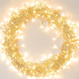 koopower Green Wire String Lights – Discreet Warm White Glow That Disappears Into the Tree
