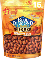 Blue Diamond Almonds Honey Roasted Snack Almonds – Heart-Healthy Office Pantry Staple for Macro-Friendly Midday Snacking