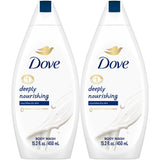 Dove Body Wash 2-Pack – Gentle, Non-Stripping Formula Safe for Sensitive Skin and Daily Family Use
