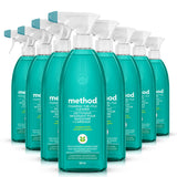 Method Foaming Tub + Tile Cleaner Eucalyptus Mint – One-Bottle Minimalist Bathroom Cleaning System, 28oz