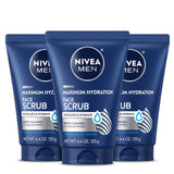NIVEA MEN Maximum Hydration Face Scrub – Post-Workout Reset Ritual for Active Men's Skincare Routine