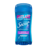 Secret Outlast Antiperspirant Deodorant for Women – Travel Ready Sweat Protection, Clear Gel Stick for Weekend Trips