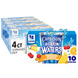 Capri Sun Roarin' Waters Tropical Punch – Kids Lunchbox Drink Pouches, 40 ct Bulk Pack for School