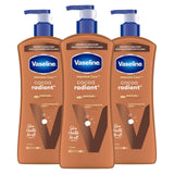 Vaseline Intensive Care Cocoa Radiant Lotion – Hypoallergenic Family-Safe Hydration for All Ages, Pump Bottle