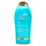 OGX Argan Oil of Morocco Body Wash – High-End Silky Texture with Silk Proteins for a Refined Daily Shower, 19.5 fl oz