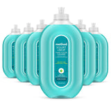 Method Hardwood Floor Cleaner Almond for Stylish Living Rooms, Recycled Bottle 25 Fl Oz 6 Pack