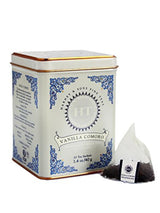 Harney & Sons Decaf Vanilla Black Tea – Caffeine-Free Self-Care Moment for Mindful Evenings, 20 Sachet Tin