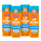 O'Keeffe's Lip Repair Cooling Relief Stick (2 Pack) – Soothing Bedtime Lip Care Ritual for Sensitive, Chapped Lips