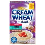 Cream of Wheat Instant Hot Cereal, Bananas and Cream – 1.23 oz Packets, Quick Work-From-Home Breakfast for Busy Mornings