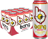 Bang Energy Black Cherry Vanilla – Sustained Focus Drink for Long Study Sessions, 16 oz Pack of 12