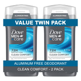 Dove Men+Care Clean Comfort Twin Pack – Practical Gifting Deodorant for the Man in Your Life