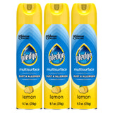 Pledge Dust & Allergen Multisurface Cleaner – Kid-Friendly Household Surface Care, Lemon Scent Aerosol 9.7oz