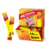 Slim Jim Smoked Meat Sticks – No-Refrigeration Snack Sticks for Patio Lounging and Backyard Cookouts