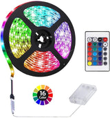 VOLTRONIC GlowStrip Battery LED Strip – Living Room Aesthetic Backlight for TV and Media Wall