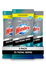 Windex Electronic Cleaning Wipes – Minimalist Home Care, Slim Pouch for Clutter-Free Screen Cleaning